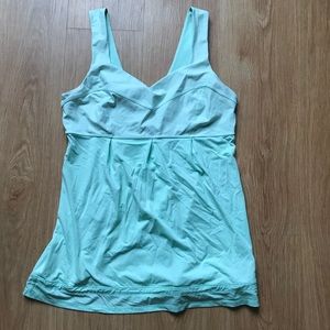 Mint green Lululemon Embrace me tank